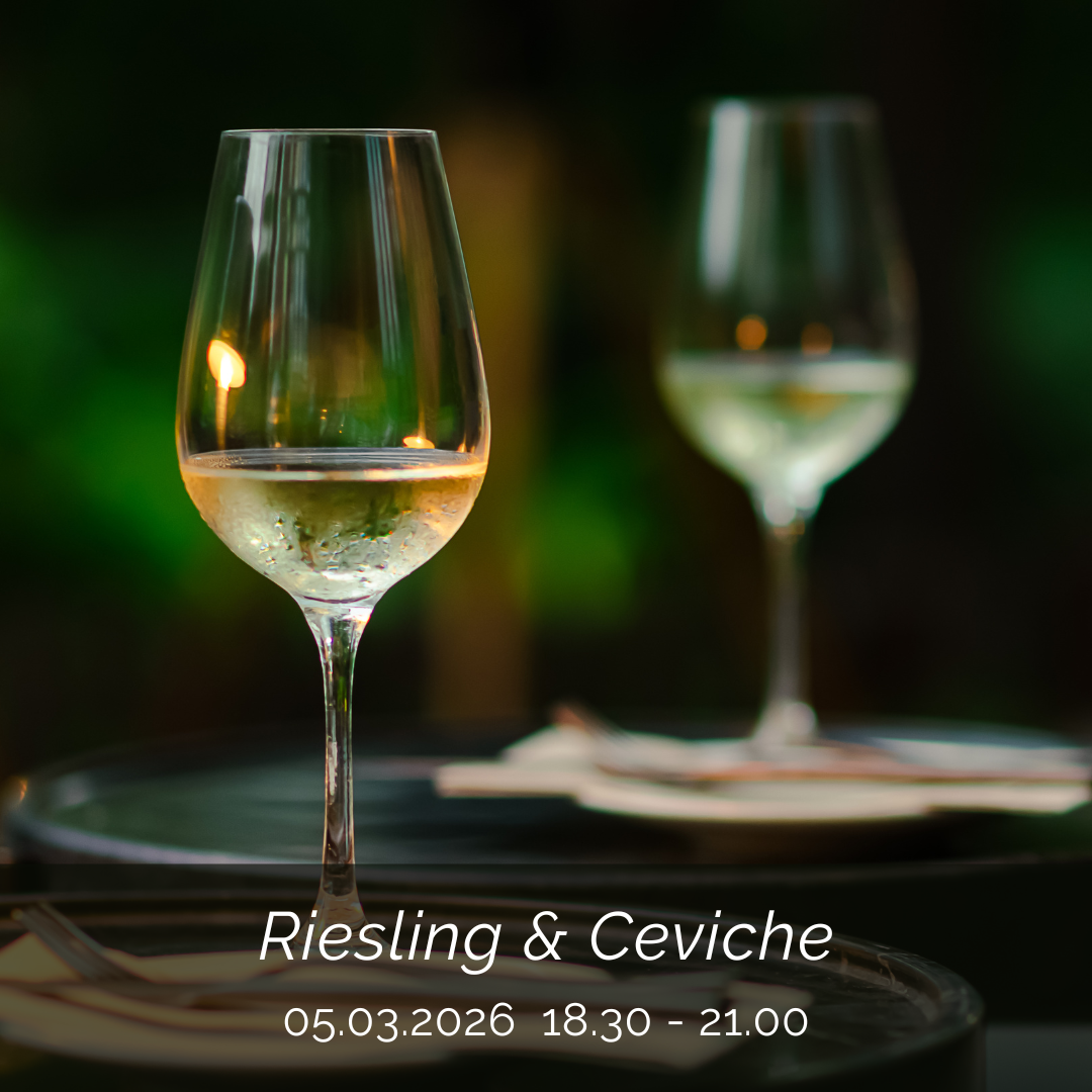 Vinsmagning · Riesling & Ceviche · 05.03.2026